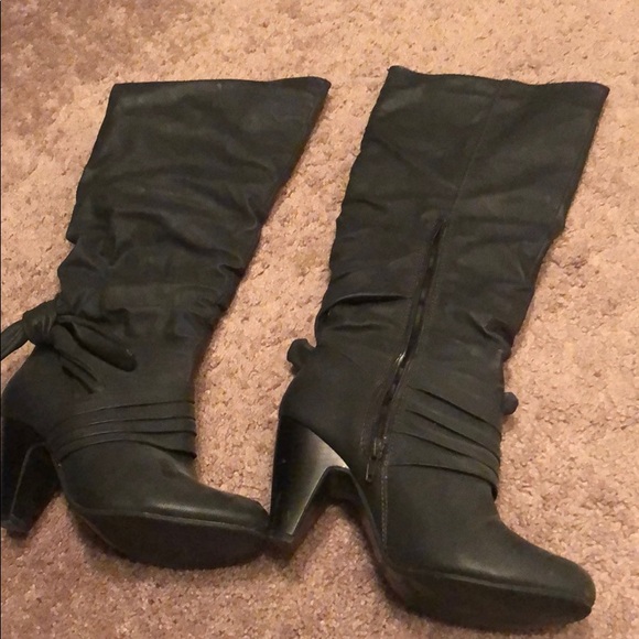 Faux leather Mid calf boots - Picture 3 of 4